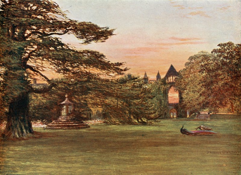 Garden of Newstead Abbey od Francis S. Walker