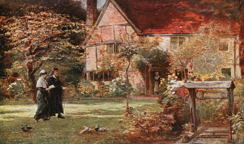 Miltonova chata a zahrada, Chalfont St Giles od Francis S. Walker
