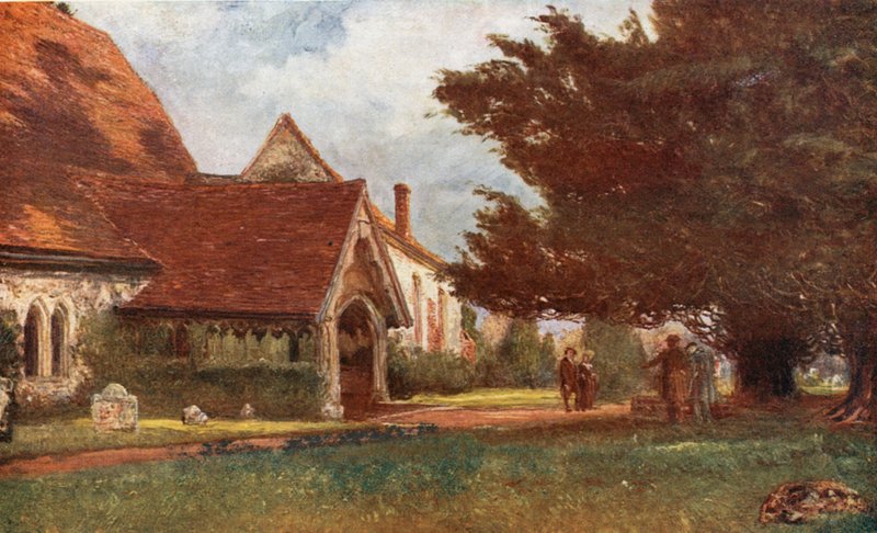 Hřbitov Stoke Poges od Francis S. Walker