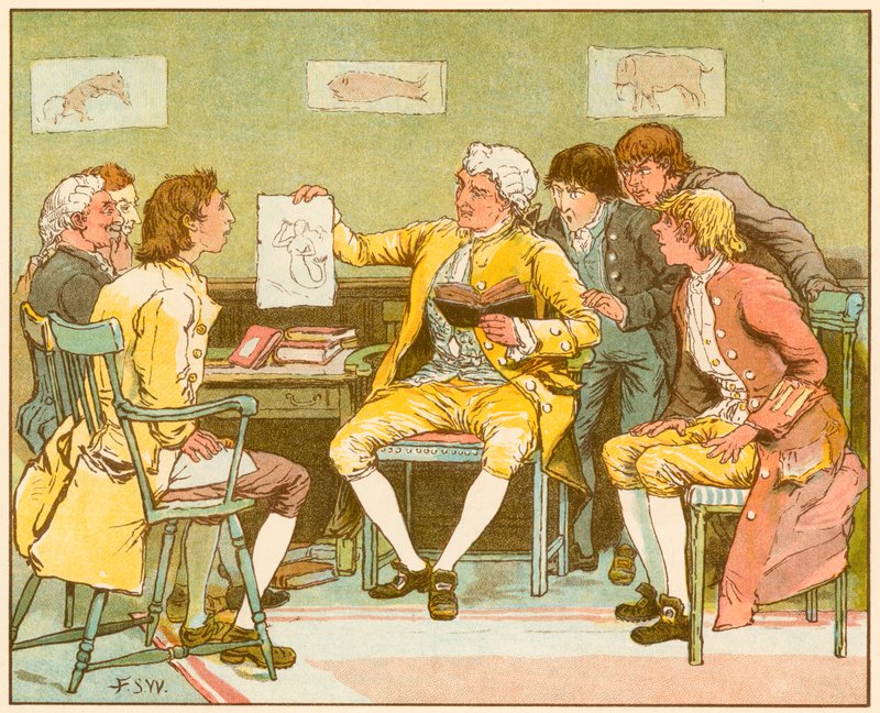 Opuštěná vesnice by Oliver Goldsmith od Francis S. Walker