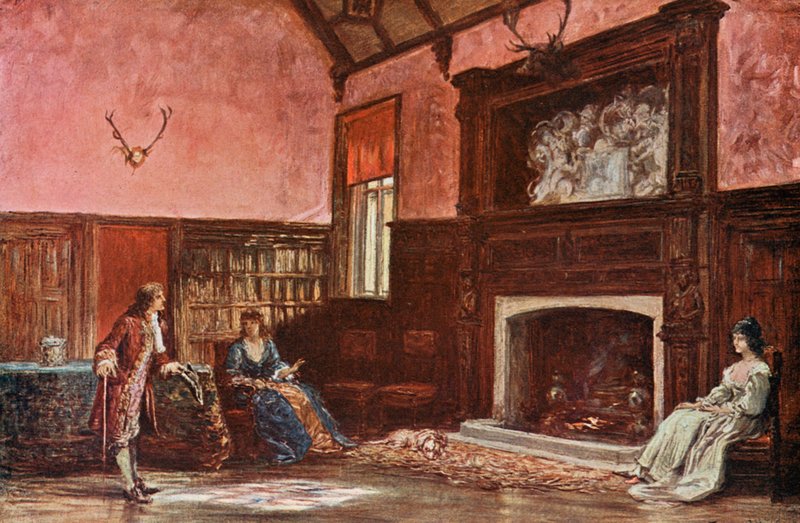 Síň v Stoke Poges Manor od Francis S. Walker