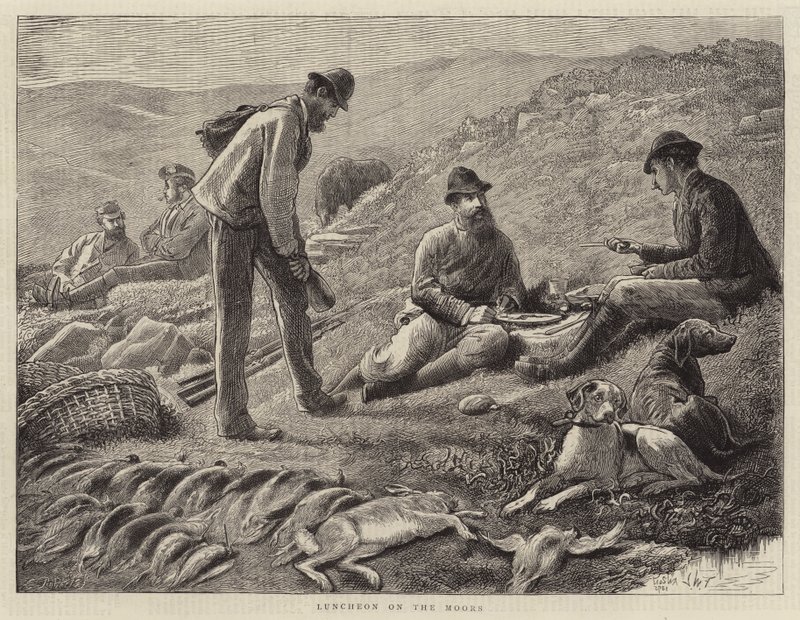 Oběd na Maurech od Francis Wilfred Lawson
