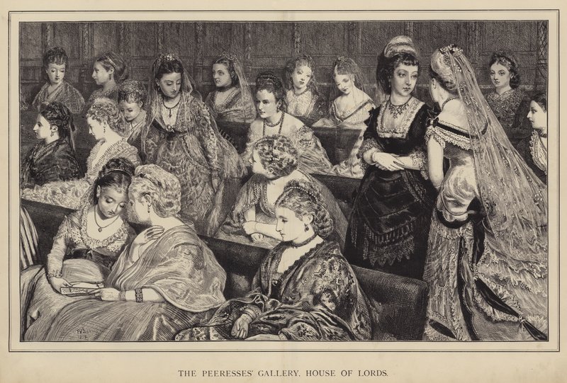 Galerie Peeresses, Sněmovna lordů od Francis Wilfred Lawson