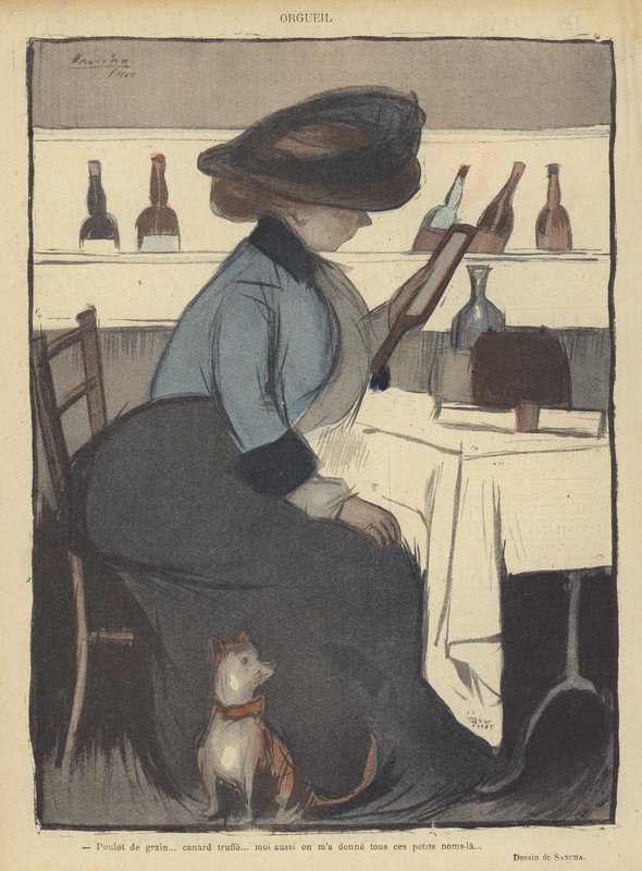 Ilustrace pro Le Rire od Francisco Sancha y Lengo