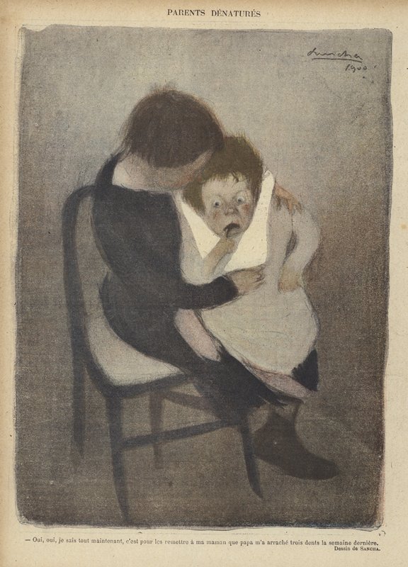 Ilustrace pro Le Rire od Francisco Sancha y Lengo