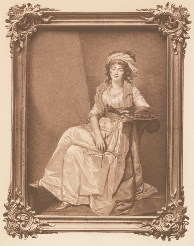Madame Vigee Le Brun (členové) od Francois Dumont