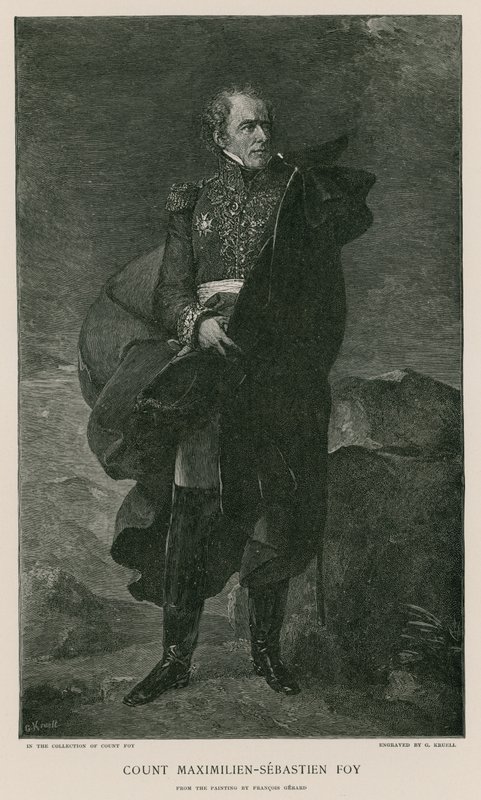 hrabě Maximilien-Sebastien Foy od Francois Pascal Simon Gerard