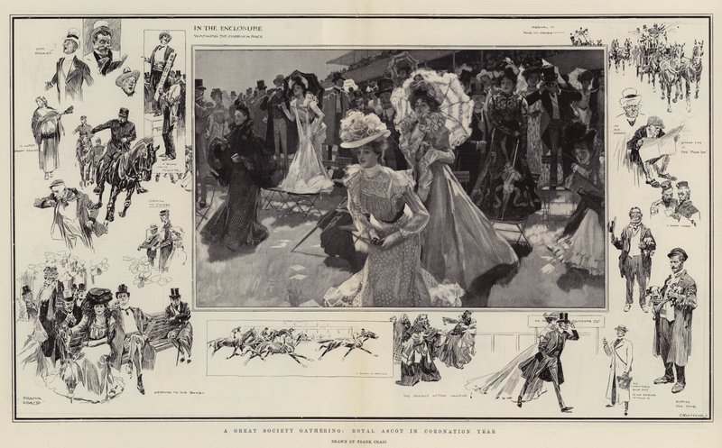 Velké společenské shromáždění, Royal Ascot v korunovačním roce od Frank Craig