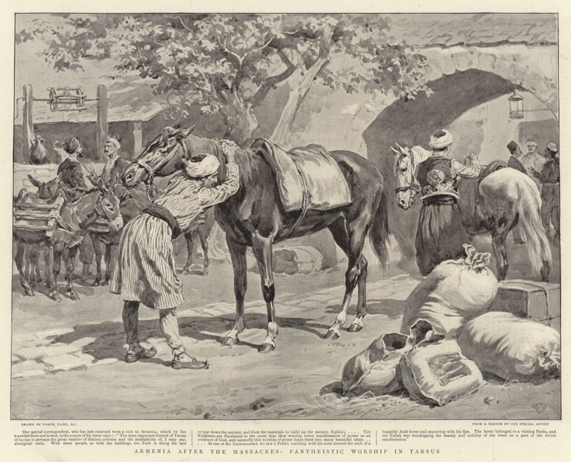 Arménie po masakrech, Panteistické uctívání v Tarsu od Frank Dadd