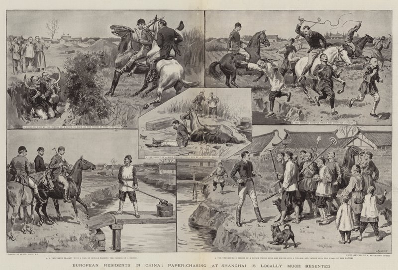 Evropští obyvatelé Číny, Paper-Chasing v Šanghaji je místně velmi nenáviděný od Frank Dadd