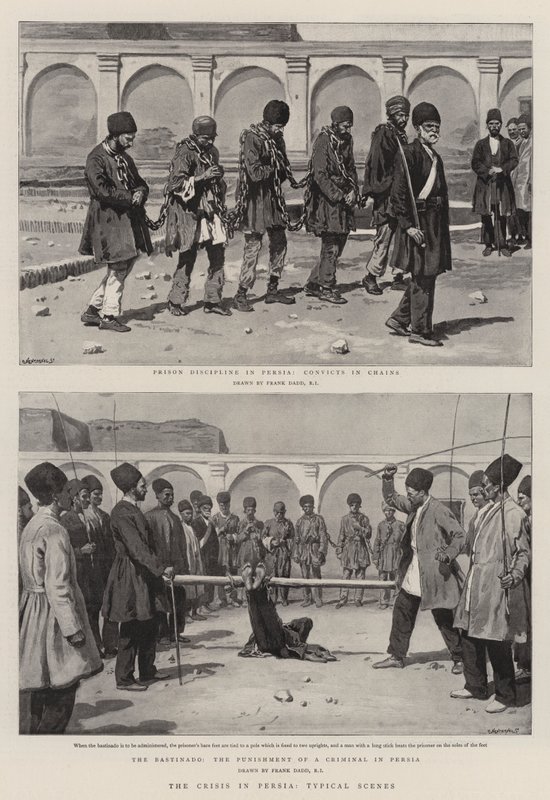 Krize v Persii, typické scény od Frank Dadd