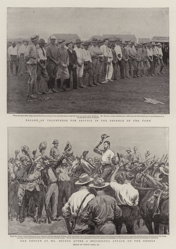 Obrana Bulawayo od Frank Dadd