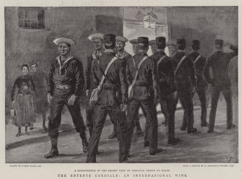 The Entente Cordiale, mezinárodní mrknutí od Frank Dadd