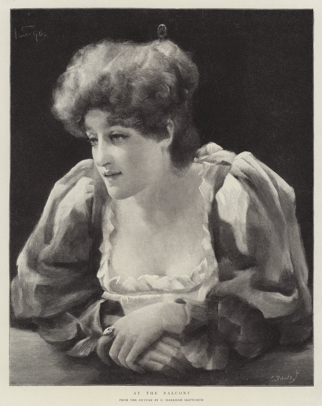Na Balkonu od Frank Markham Skipworth