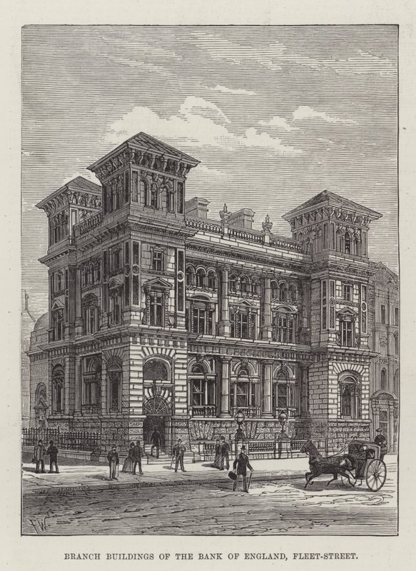 Budovy poboček Bank of England, Fleet-Street od Frank Watkins
