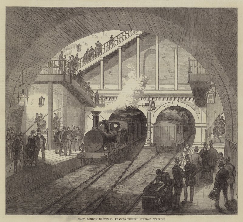 East London Railway, Thames Tunnel Station, Wapping od Frank Watkins