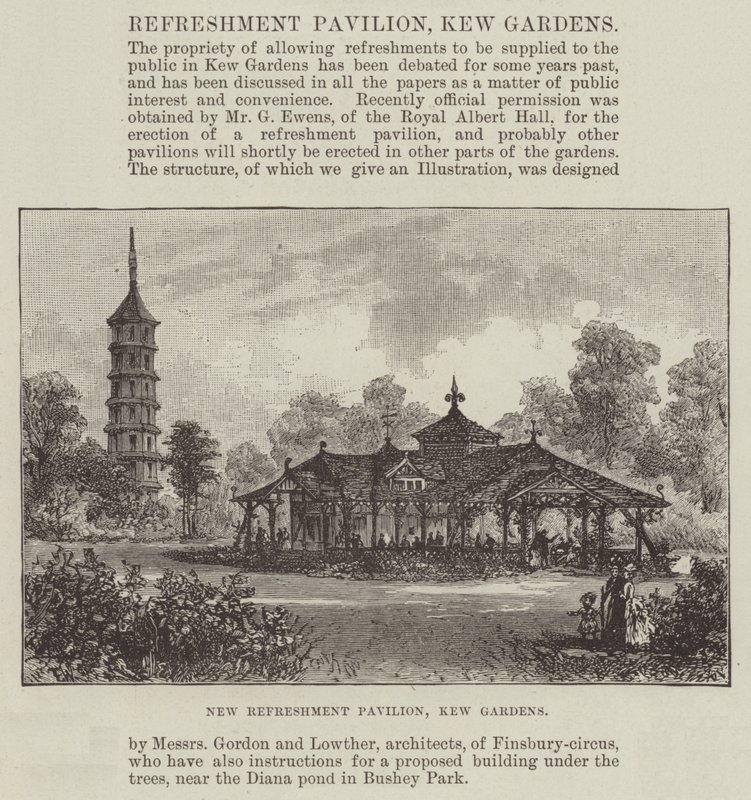 Nový pavilon občerstvení, Kew Gardens od Frank Watkins