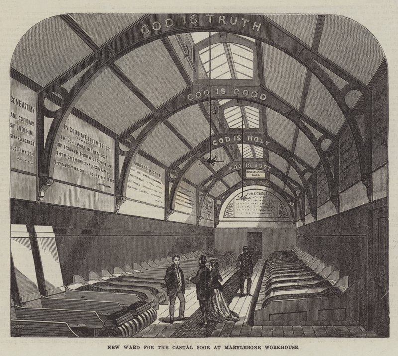 Nové oddělení pro příležitostné chudé v Marylebone Workhouse od Frank Watkins