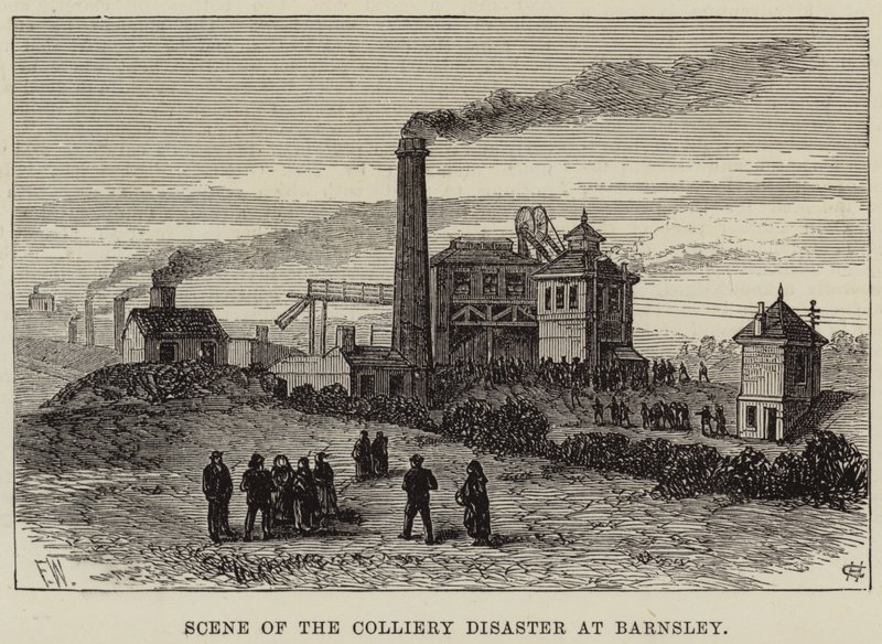 Scéna havárie dolu v Barnsley od Frank Watkins