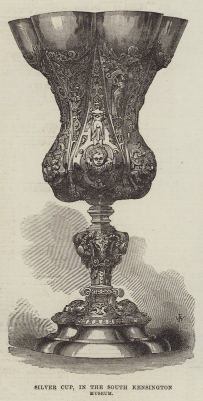 Stříbrný pohár, v South Kensington Museum od Frank Watkins