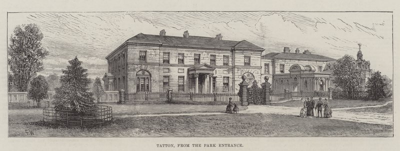 Tatton, od vchodu do parku od Frank Watkins