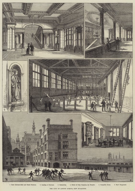 Nové budovy školy City of London od Frank Watkins