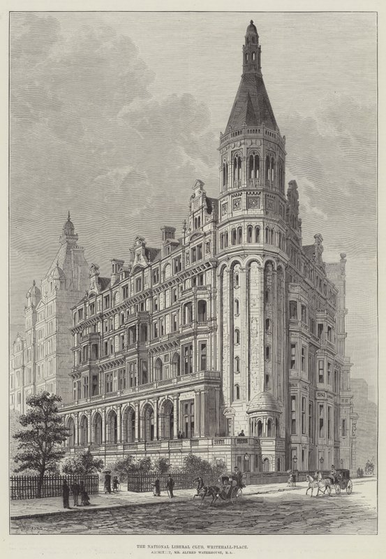 Národní liberální klub, Whitehall-Place od Frank Watkins