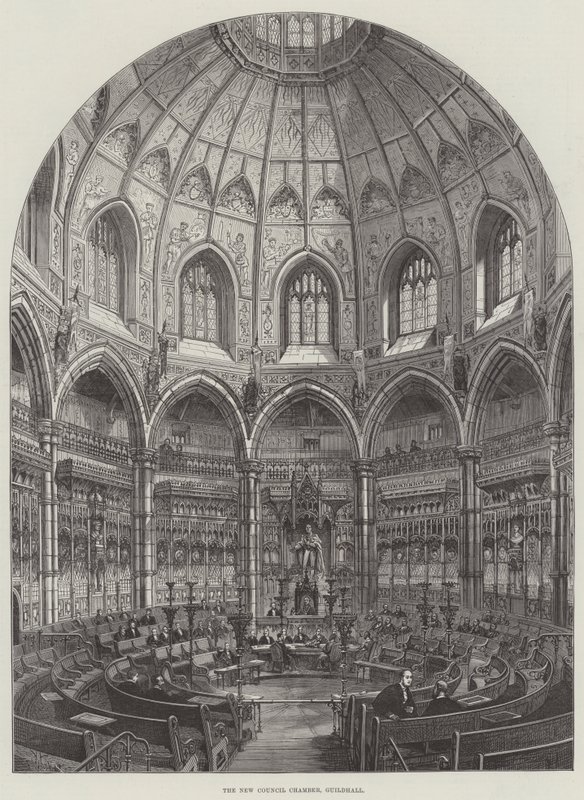 Nová síň rady, Guildhall od Frank Watkins
