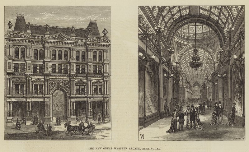 The New Great Western Arcade, Birmingham od Frank Watkins