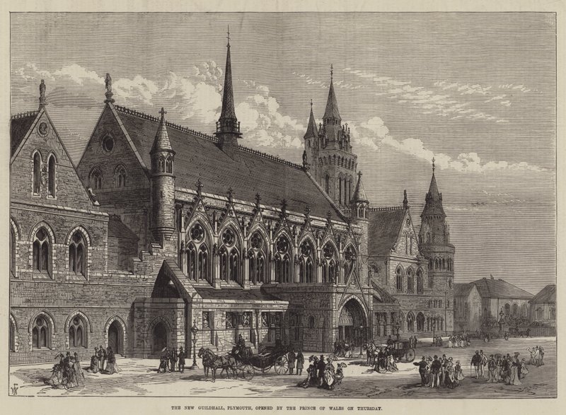 The New Guildhall, Plymouth, otevřel Prince of Wales ve čtvrtek od Frank Watkins