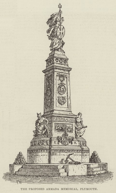 The Proposed Armada Memorial, Plymouth od Frank Watkins