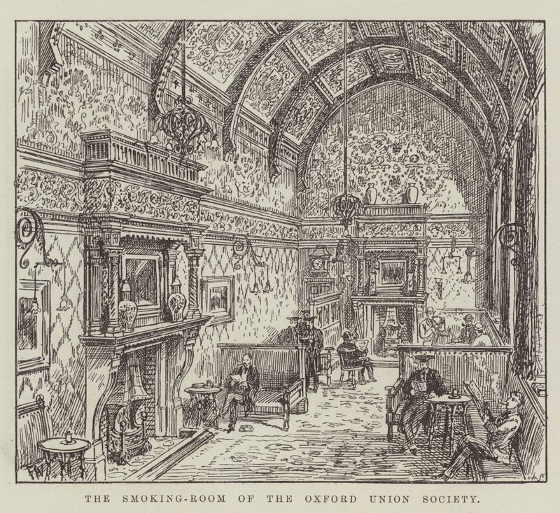 Kuřárna Oxford Union Society od Frank Watkins