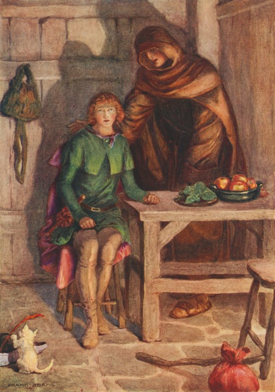 Edwin a Angelina z Poustevníka od Olivera Goldsmitha od Frank Adams