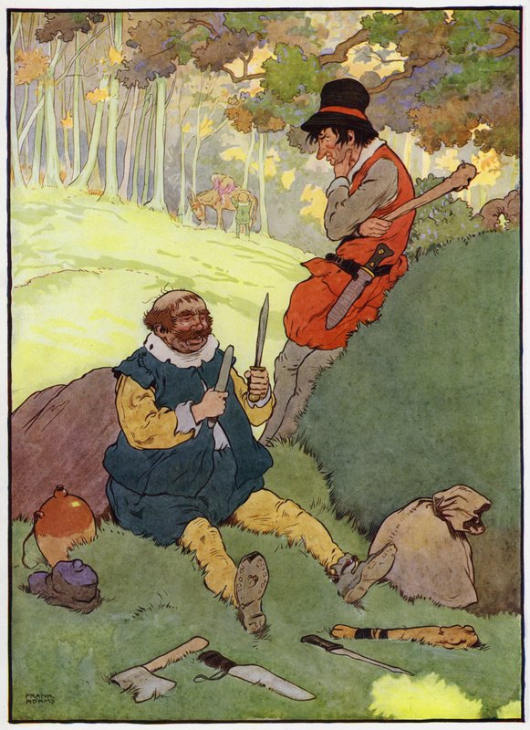 Ilustrace pro Babes in the Wood (barva lito) od Frank Adams