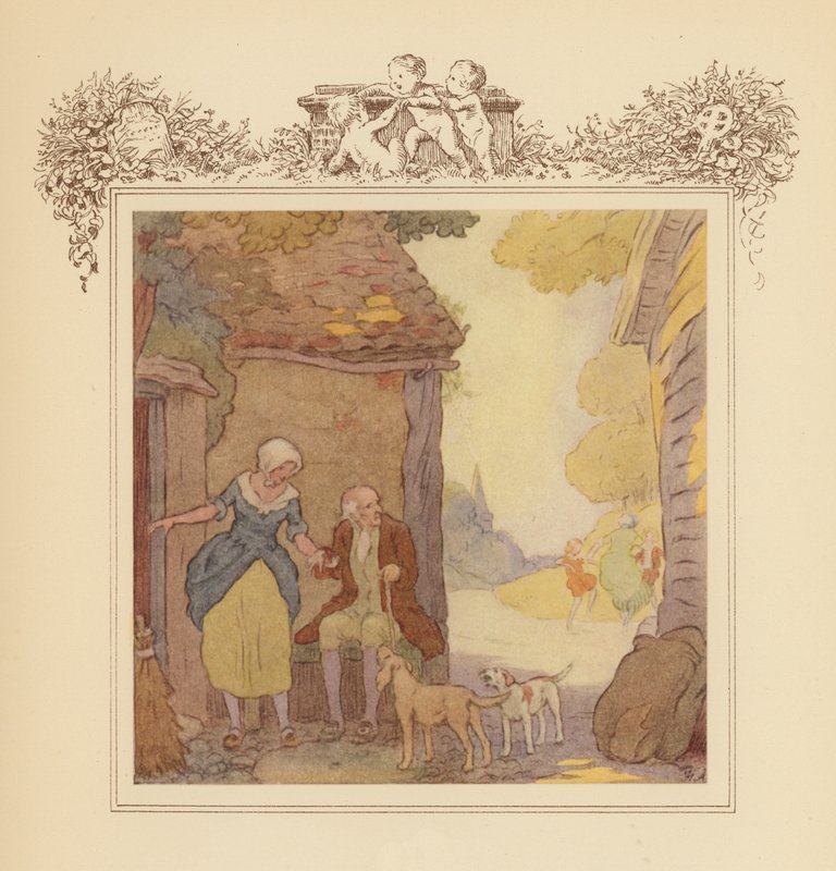 Ilustrace ke Grayovým elegiím (barevná litografie) od Frank Adams