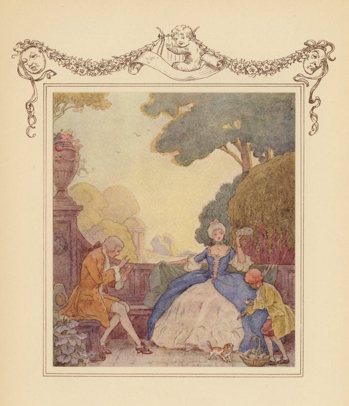 Ilustrace ke Grayovým elegiím (barevná litografie) od Frank Adams