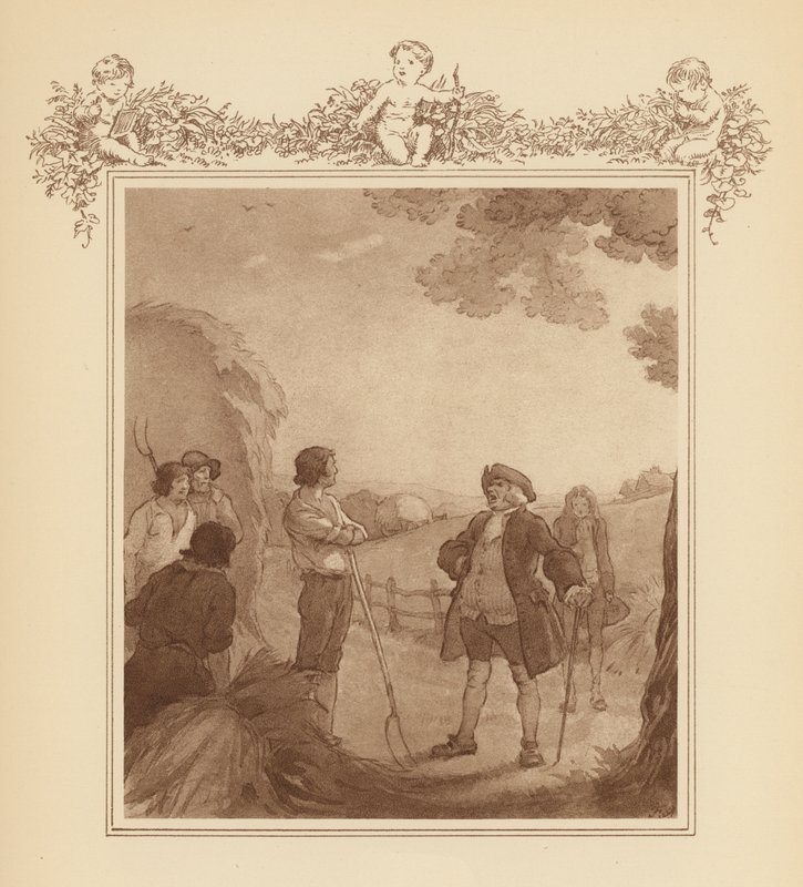 Ilustrace ke Grayovým elegiím (barevná litografie) od Frank Adams