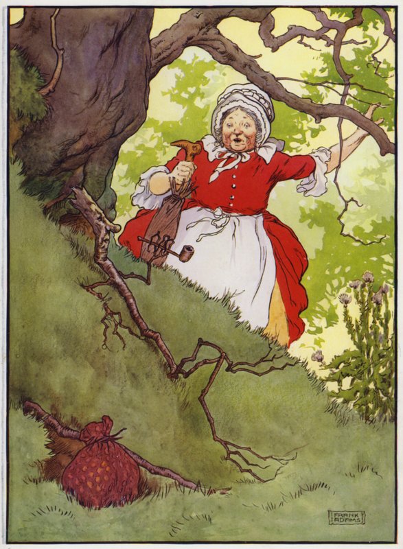 Ilustrace pro Old Dame Trot And Her Pig (barva lito) od Frank Adams