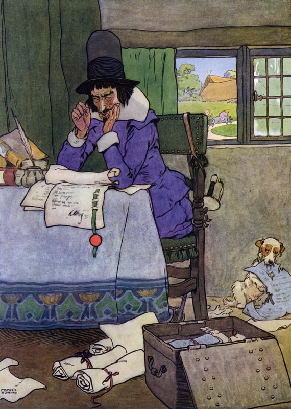 Ilustrace pro The Babes in the Wood (barva lito) od Frank Adams