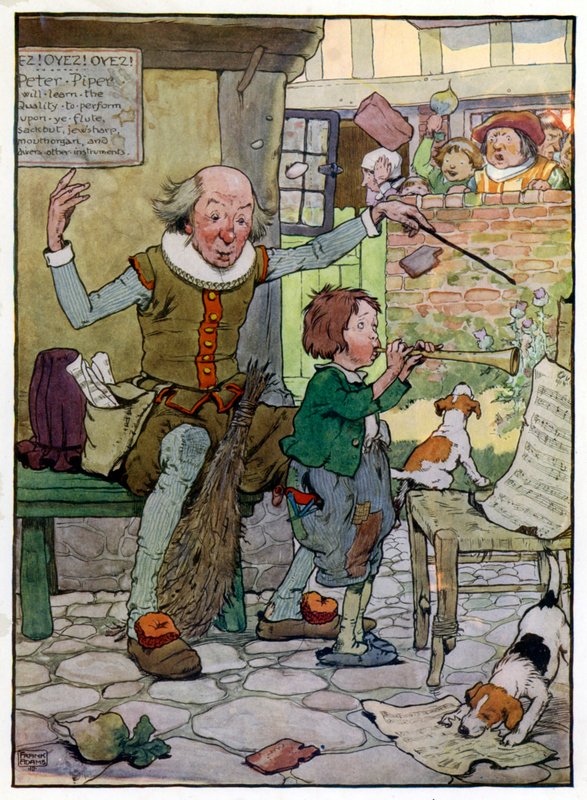 Ilustrace k Příběhu syna Toma The Piper