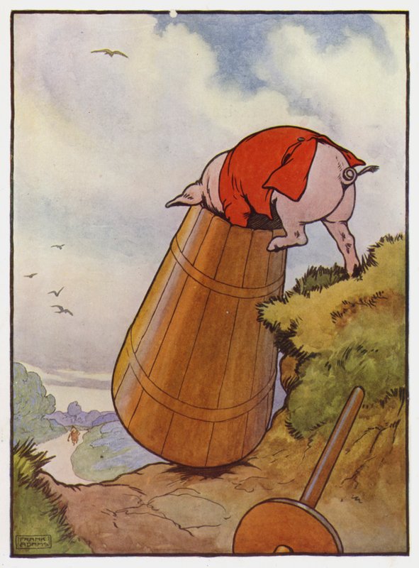 Ilustrace pro Tři malá prasátka od Frank Adams
