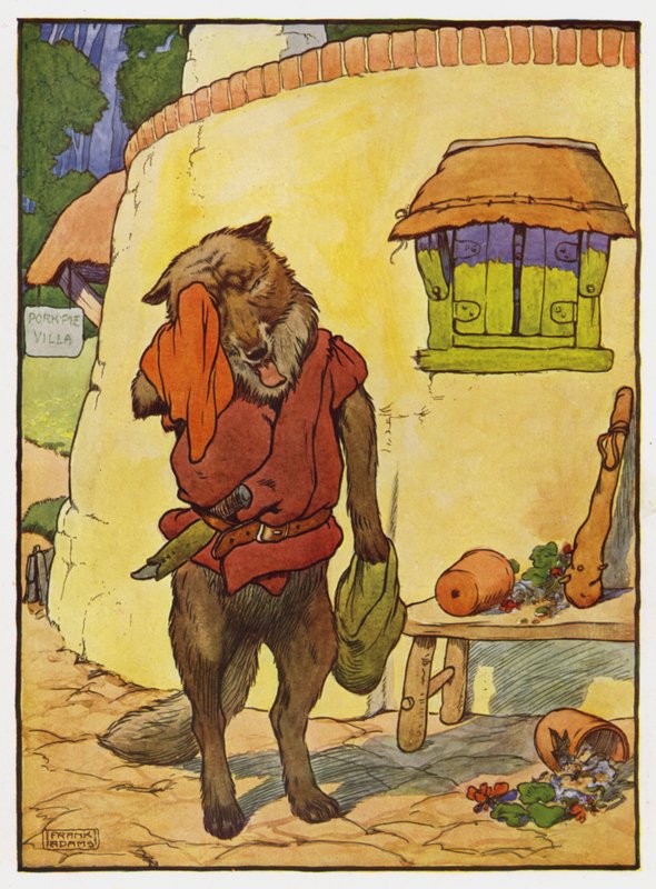 Ilustrace pro Tři malá prasátka od Frank Adams