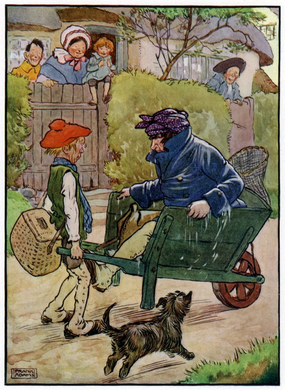 Tři veselí rybáři (barva lito) od Frank Adams