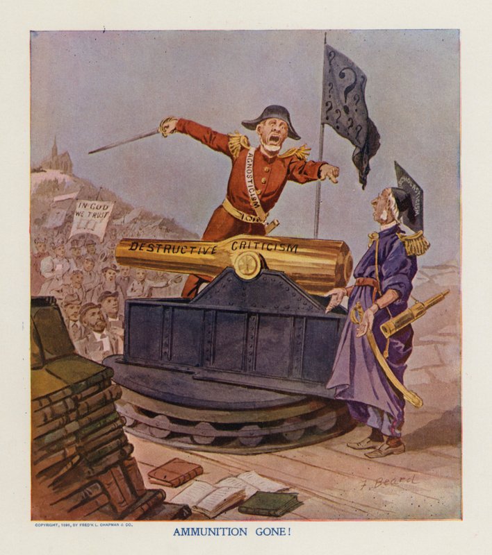 Zmizelá munice (barevná litografie) od Frank Beard