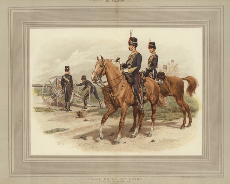 Královské koňské dělostřelectvo od Frank Dadd