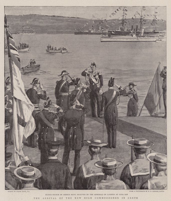 Příjezd nového vysokého komisaře na Krétu od Frank Dadd