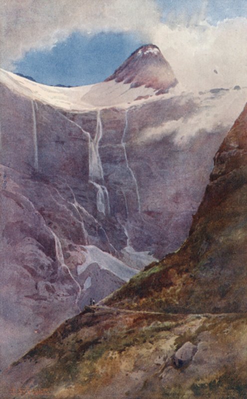 Nový Zéland: (barevná litografie) od Frank H Wright