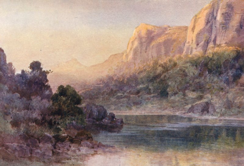 Nový Zéland: Nový Zéland: Waihi Bay, Whangaroa Harbour (barevná litografie) od Frank H Wright