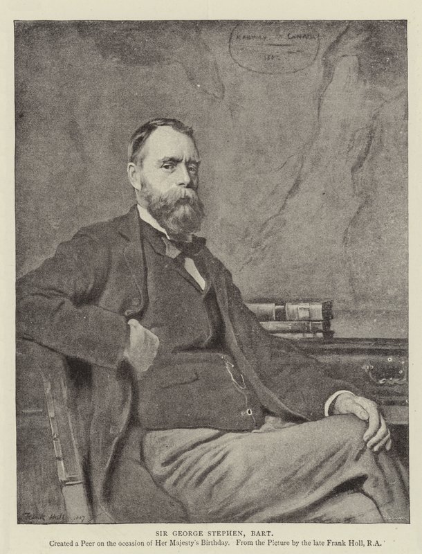 Sir George Stephen, Baronet od Frank Holl