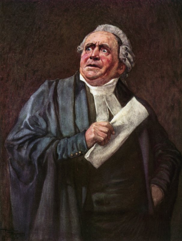 Pan seržant Buzfuz (barevná litografie) od Frank Reynolds